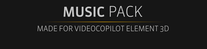 Music Pack Videocopilot Element 3D The Pixel Lab