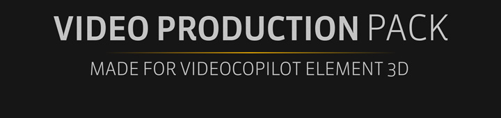 Video Production Pack Element 3D Models After Effects1
