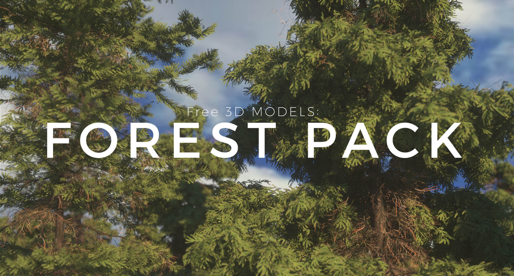 Free Cinema 4d 3d Model Pack Forest Trees The Pixel Lab