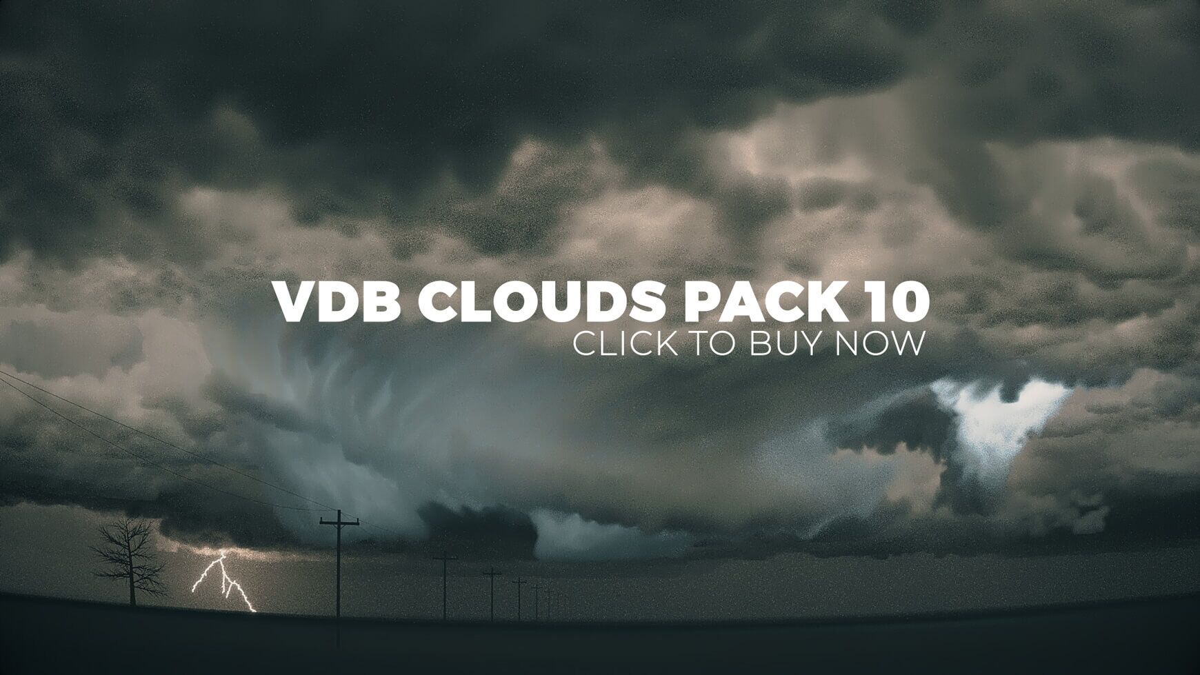 VDB Clouds Pack 10 - Animated Storm - The Pixel Lab