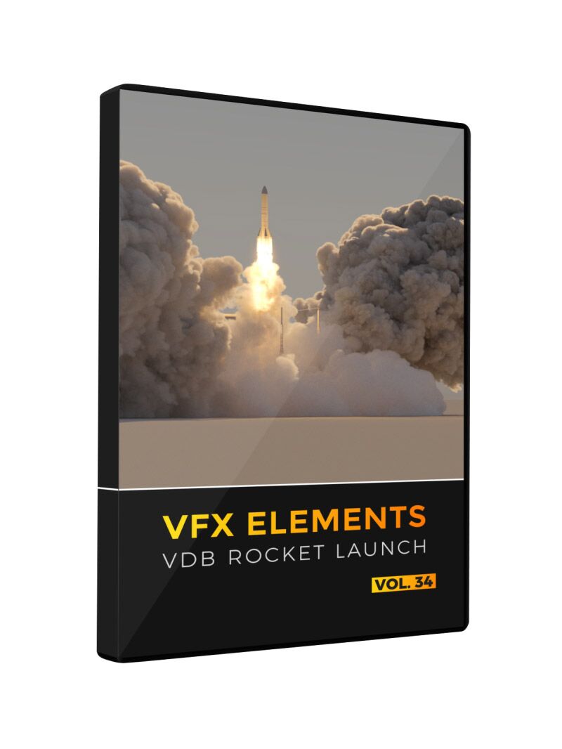 VFX Elements VDB Rocket Launch