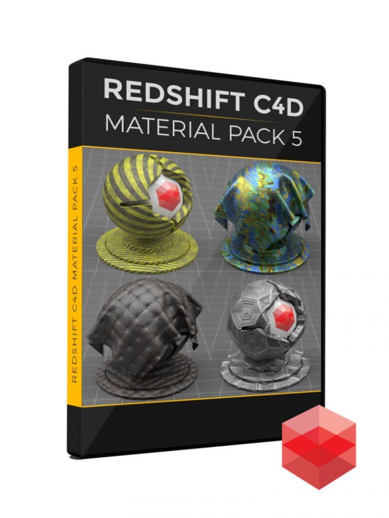 Redshift C4D Material Pack 5 - The Pixel Lab