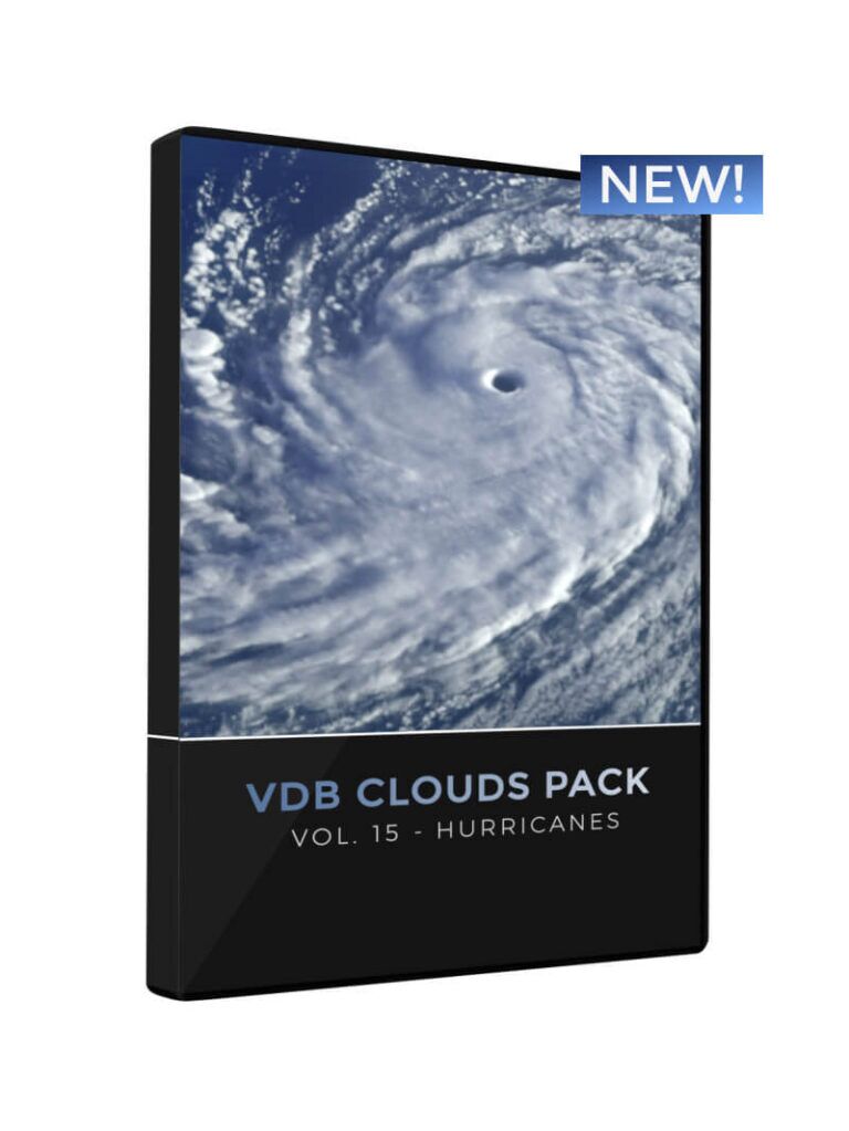 VDB Clouds Pack 15 - Hurricanes - The Pixel Lab