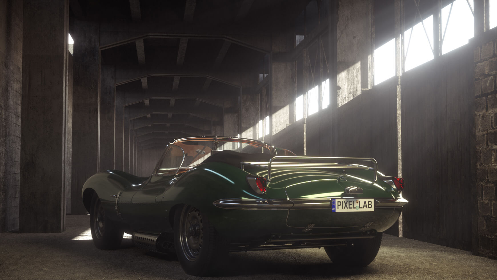 Jaguar 3D Model Cinema 4D Texture Contest