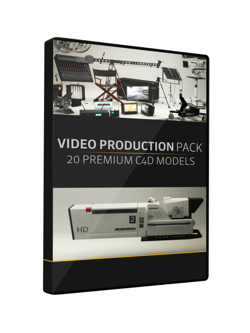 Video Production Pack Cinema 4D 3D Model Pack