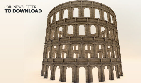 Free C4D Model: Ancient Colosseum - The Pixel Lab