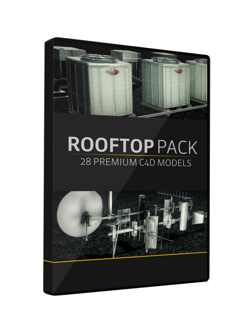 Rooftop Pack Cinema 4D 3D Models