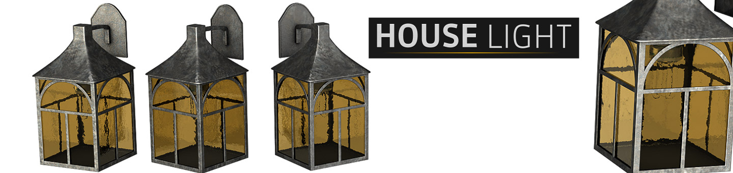 3D-C4D_Model-House-Light