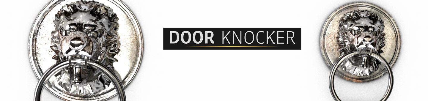 C4D-3D-Model_Door-Knocker