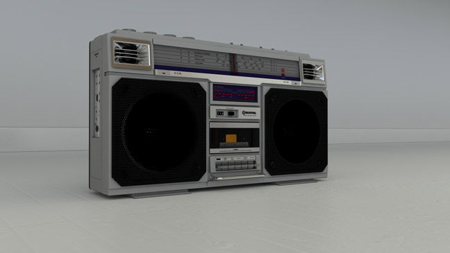 Ghetto-Blaster-Boombox-Model-3D-Free-C4D-Model