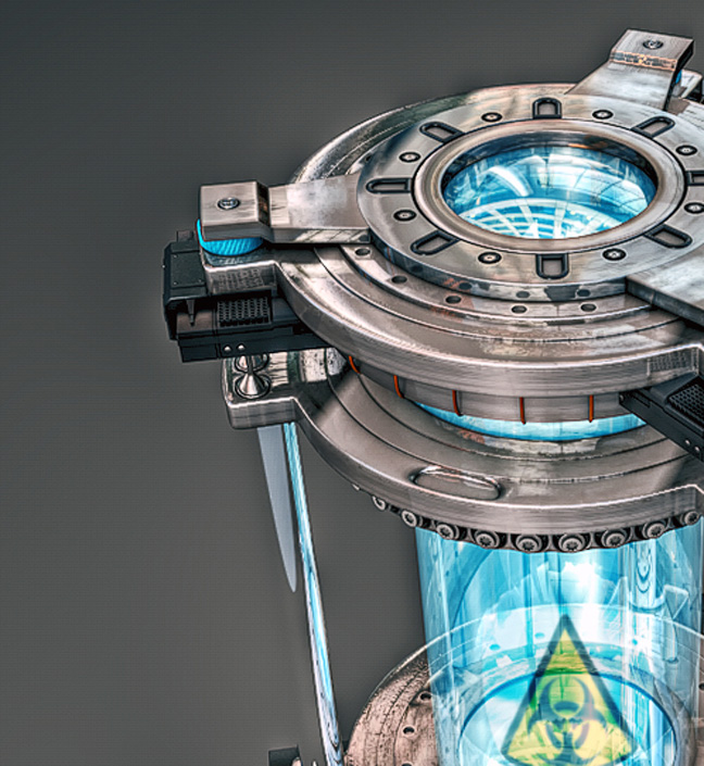 Free-C4D-Model-Sci-fi-Biohazard-Container