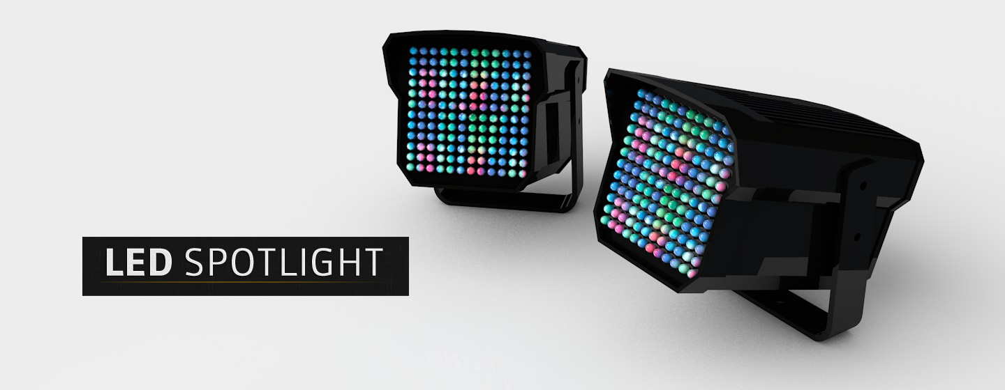 LED-Spotlight-3D-C4D-Model