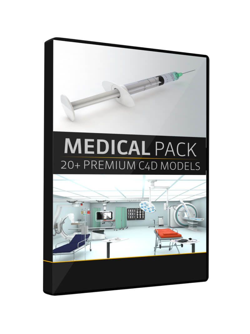 Medical Pack Cinema 4D 3D Model