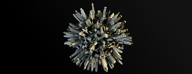 City-Globe-C4D-3D-Model