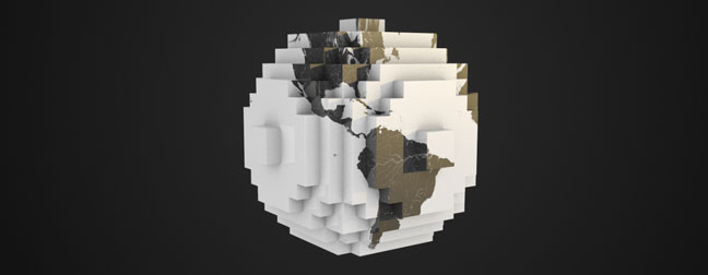 Cube-Earth-C4D-3D-Model