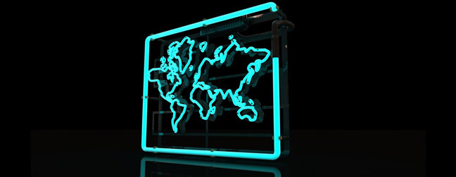 Neon-Earth-C4D-3D-Model