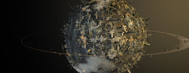 Polluted-Globe-C4D-3D-Model