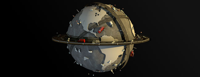Traffic-Earth-C4D-3D-Model