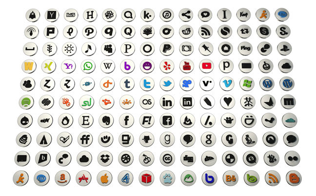 Free C4d 3d Social Media Icons The Pixel Lab