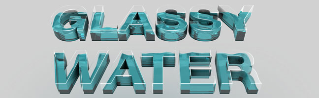 Glassy-Water-C4D-3D-Text-Titles-Trailer