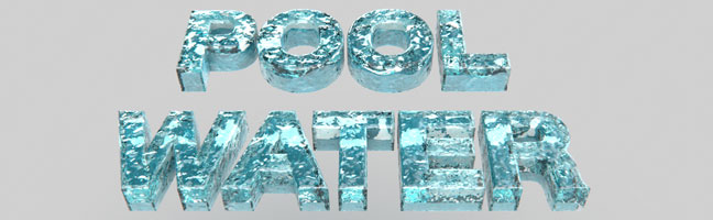 Pool-Water-C4D-3D-Text-Titles-Trailer