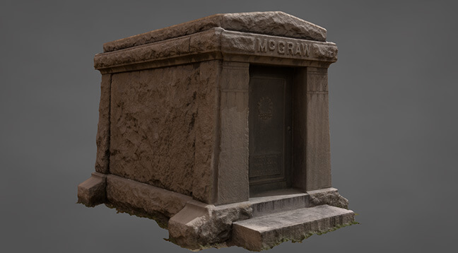 Free Cinema 4D 3D Model Crypt