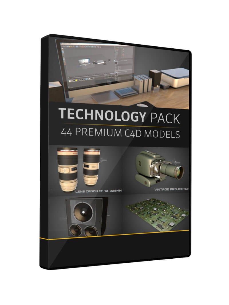 Technology Pack Model Pack 3D Cinema 4D