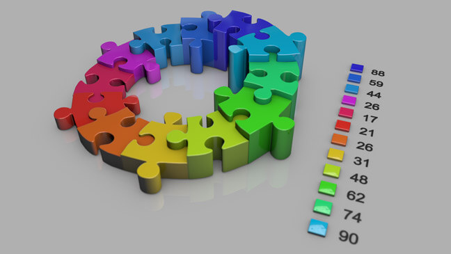 Puzzle-Graph-Version-2-Graph-C4D-3D-Model-Infographics-Graph-Bars-Chart-Pack