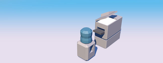 c4d-cinema4d-maxon-3d-model-low-poly-explainer-isometric-room-object-printer-scanner-water-cooler