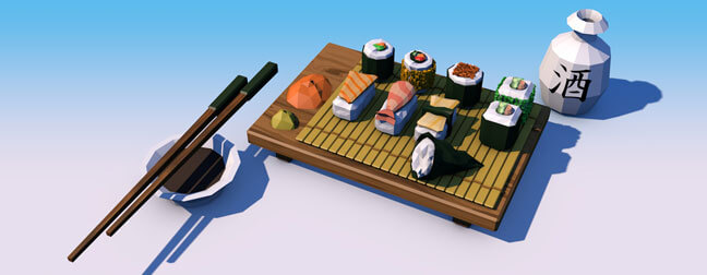 c4d-cinema4d-maxon-3d-model-low-poly-explainer-table-top-objects-sushi-food