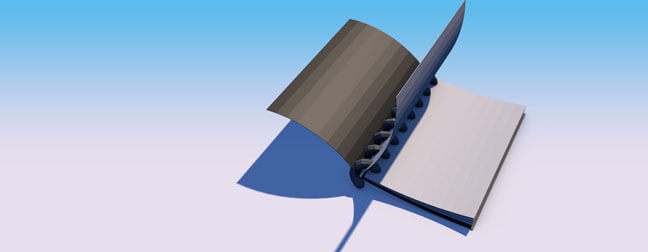c4d-cinema4d-maxon-3d-model-low-poly-explainer-table-top-objects-a4-paper-binder