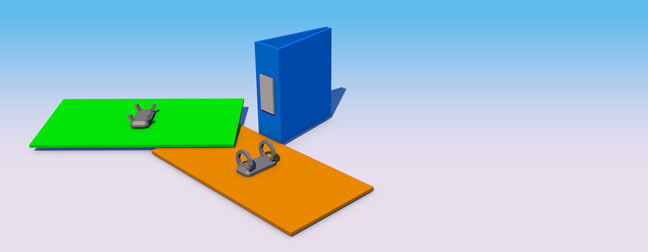 c4d-cinema4d-maxon-3d-model-low-poly-explainer-table-top-objects-a4-paper-ring-binder