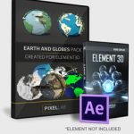 Earth and Globes Pack for Element3D
