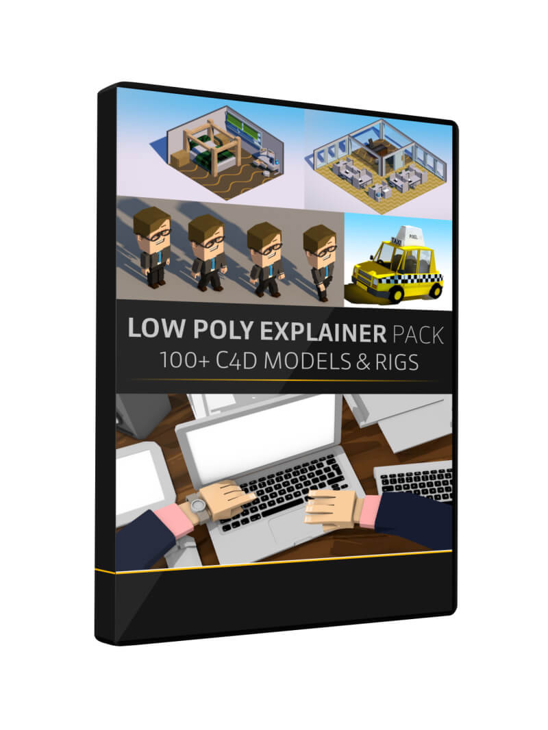 Low Poly Explainer Pack Cinema 4D