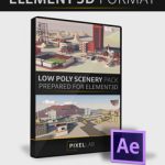 Low Poly Scenery Pack for Element3D