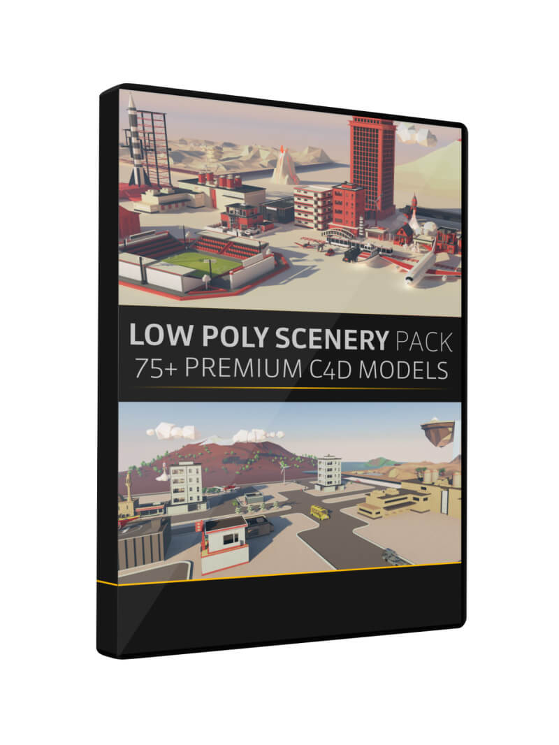 Low Poly Scenery Pack Cinema 4D