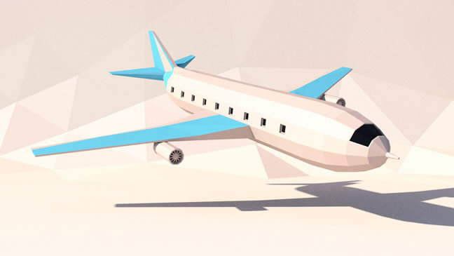 maxon-cinema4d-c4d-3d-model-low-poly-airplane2