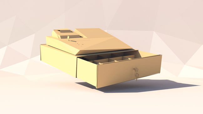 maxon-cinema4d-c4d-3d-model-low-poly-cash-register