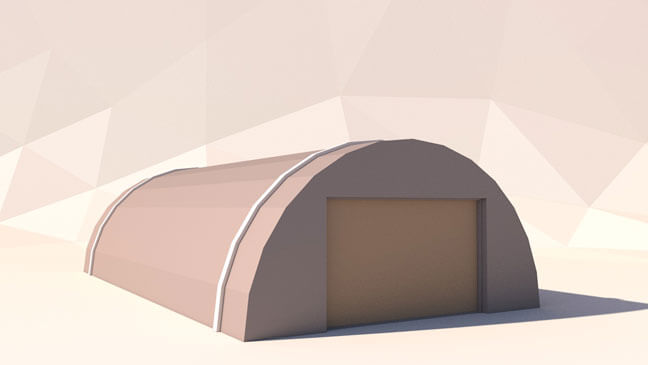 maxon-cinema4d-c4d-3d-model-low-poly-hangar