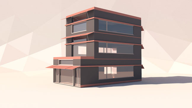 maxon-cinema4d-c4d-3d-model-low-poly-office2