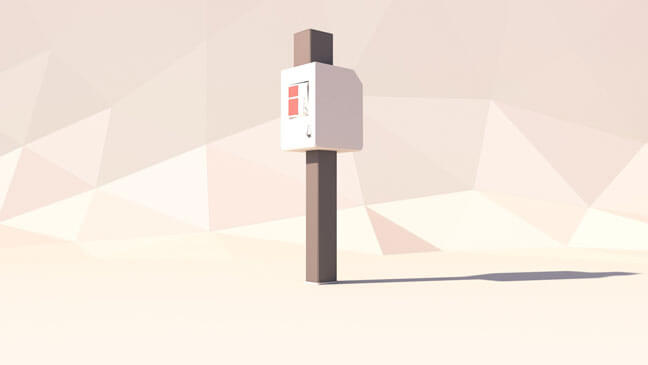 maxon-cinema4d-c4d-3d-model-low-poly-parking-meter