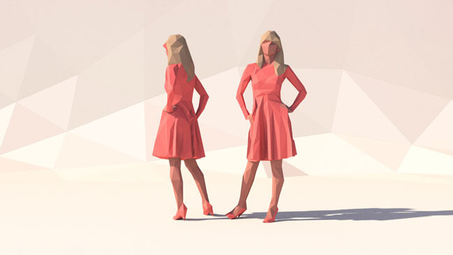 maxon-cinema4d-c4d-3d-model-low-poly-woman