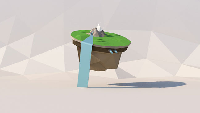 maxon-cinema4d-c4d-3d-model-low-poly-landscape