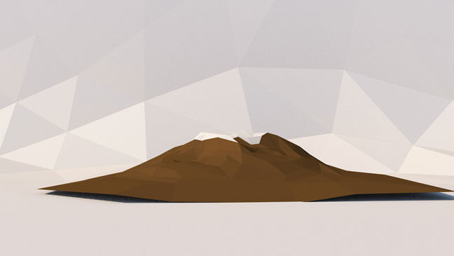 maxon-cinema4d-c4d-3d-model-low-poly-mountain
