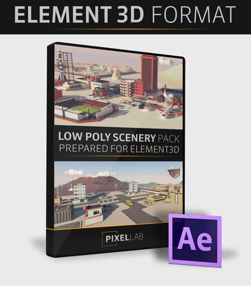 Low Poly Scenery Pack for E3D $40