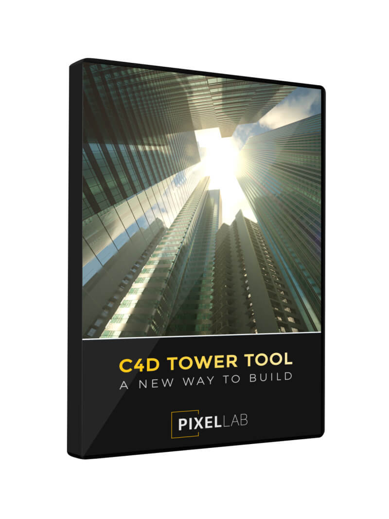 Cinema 4D Tower Tool City Building Skyscraper Generator