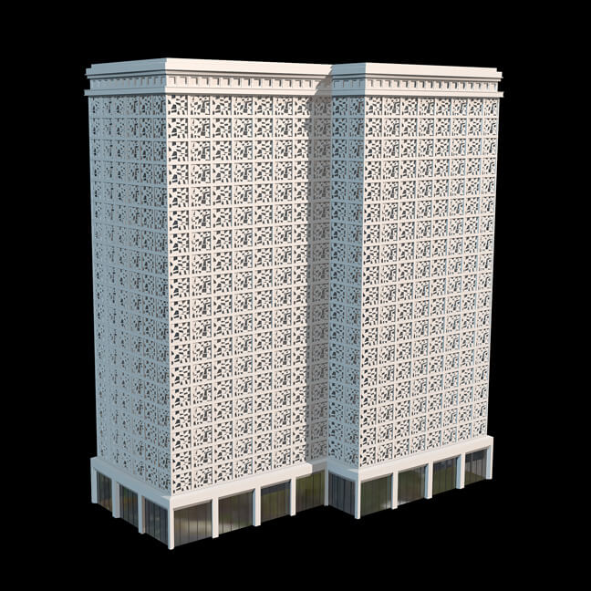 Cinema 4D Tower Tool City Building Skyscraper Generator