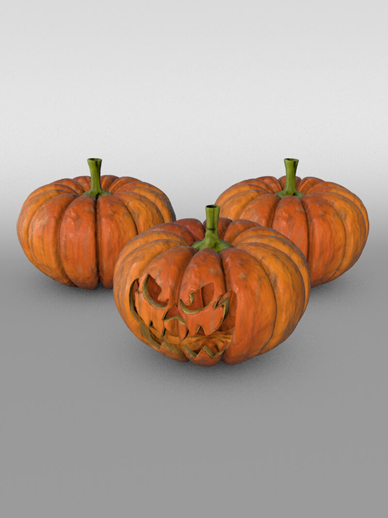 Free Pumpkin 3D Model