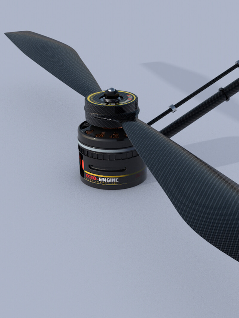 Free Cinema 4D 3D Model Propeller