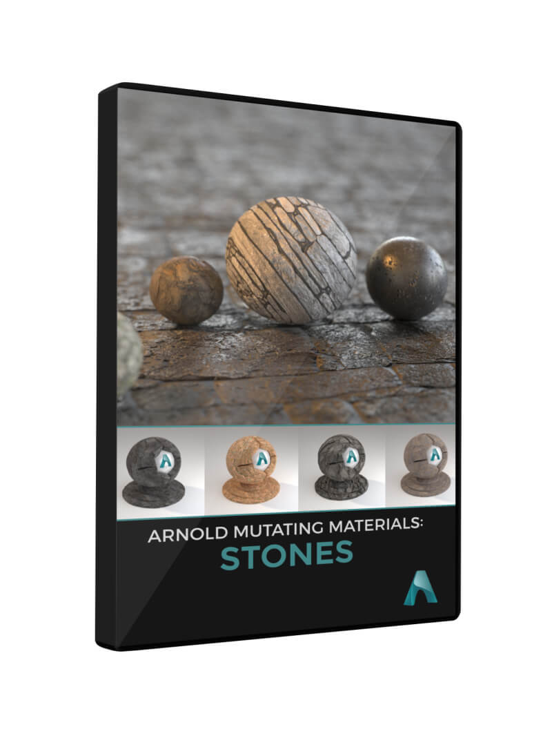 Arnold Mutating Materials Stones